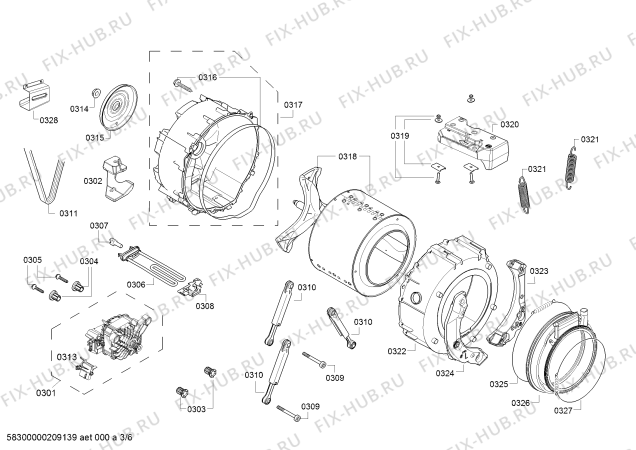 Схема №5 WD15G442DN с изображением Панель управления для стиралки Siemens 11024752