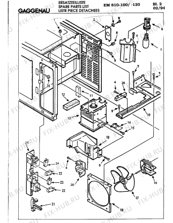 Схема №7 EM810160 с изображением Люк для микроволновой печи Bosch 00323485