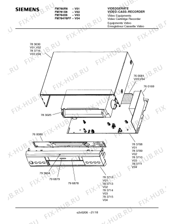 Схема №14 FM764X6 с изображением Инструкция по эксплуатации для жк-телевизора Siemens 00531337