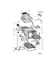 Схема №2 AXMT 6532/IX с изображением Клавиша для электропечи Whirlpool 488000385537