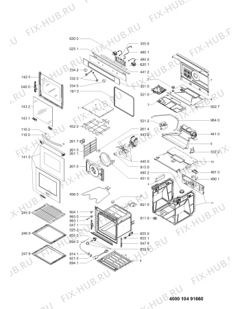 Схема №1 KOLS7030 (F090979) с изображением Инструкция по эксплуатации для плиты (духовки) Indesit C00351591