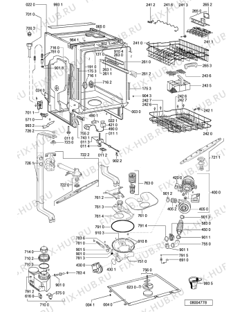 Схема №2 GSFH 1596 IX с изображением Обшивка для посудомоечной машины Whirlpool 481245373465