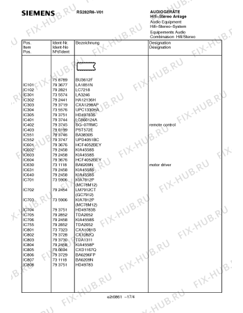 Схема №10 RS282R6 с изображением Модуль для жк-телевизора Siemens 00783094