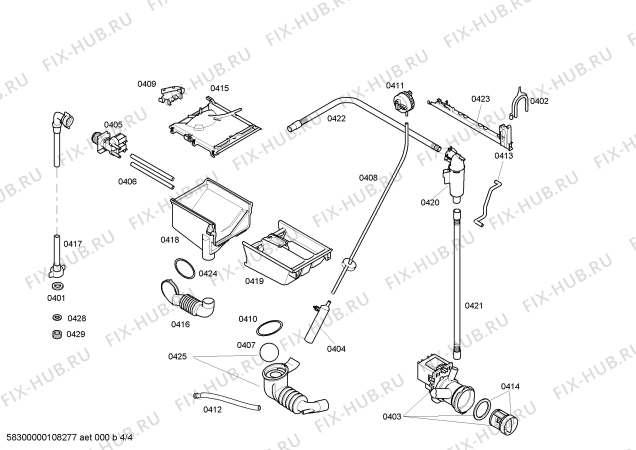 Схема №2 WFL2860NN Maxx WFL2860 с изображением Ручка для стиралки Bosch 00494225