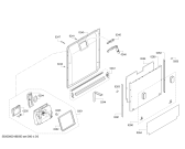 Схема №4 SMV53M01GB, Super Silence с изображением Передняя панель для посудомоечной машины Bosch 11005170