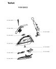 Схема №1 FV3912E0/23 с изображением Рукоятка для утюга (парогенератора) Tefal CS-00134361