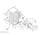 Схема №2 WAE2046DEP с изображением Крышка для стиральной машины Bosch 00476642