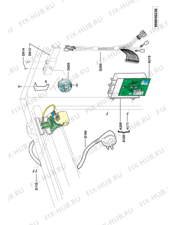 Схема №5 MAU065MDWG OS с изображением Проводка для стиральной машины Whirlpool 480111100014