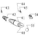 Схема №4 RF42768W (301484, HZZS28261) с изображением Ящичек для холодильной камеры Gorenje 320252