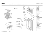 Схема №2 KSV42621FF с изображением Дверь для холодильной камеры Bosch 00239005