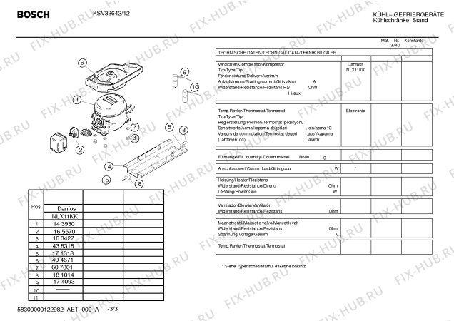 Схема №2 KSV33642 с изображением Дверь морозильной камеры для холодильной камеры Bosch 00478544