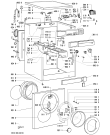 Схема №1 AWM 366/3 с изображением Ручка (крючок) люка для стиральной машины Whirlpool 481949878423