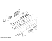 Схема №6 SGI45M92EU с изображением Передняя панель для электропосудомоечной машины Bosch 00662109
