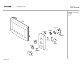 Схема №2 4WG255A с изображением Дверь для свч печи Bosch 00355686