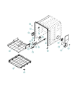 Схема №4 D5934 (442577, DW12.C) с изображением Держатель для электропосудомоечной машины Gorenje 451219