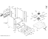 Схема №3 HCE622123V с изображением Кабель для плиты (духовки) Bosch 00751915