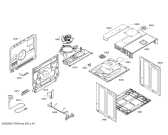 Схема №3 HBA63B222F H.BO.PY.L3D.IN.GLASS.B2a.B.E3_C/// с изображением Внутренняя дверь для духового шкафа Bosch 00771341