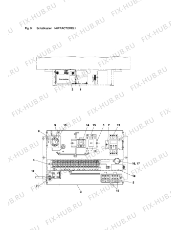 Взрыв-схема холодильника Carrier PRACTOR1585G - Схема узла Electrical equipment