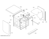 Схема №6 SMS53M22FF с изображением Передняя панель для посудомойки Bosch 00703647