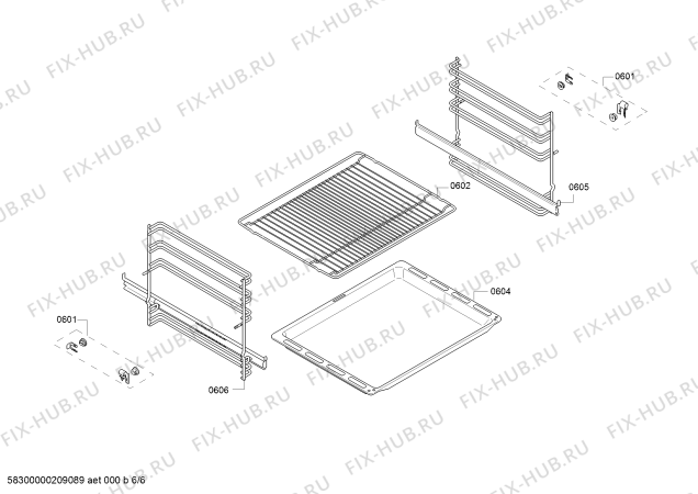 Схема №4 HBF174ER0 с изображением Панель управления для плиты (духовки) Bosch 11025414