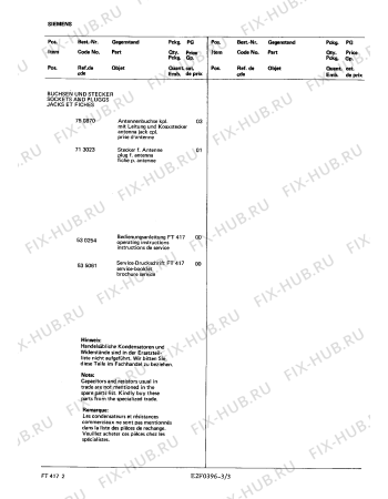 Схема №2 FT4172 с изображением Соединительный кабель для жк-телевизора Siemens 00750059