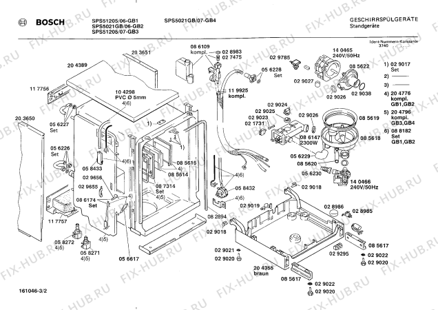 Схема №1 SPS5021JK с изображением Передняя панель для посудомойки Bosch 00270871