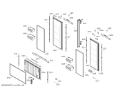 Схема №7 RY492504, Gaggenau с изображением Дверь для холодильника Bosch 00717505