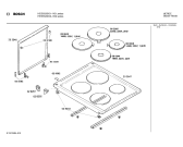 Схема №4 HES6520 с изображением Панель для духового шкафа Bosch 00286880