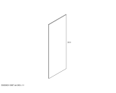 Схема №1 RA429710 с изображением Внешняя дверь для холодильной камеры Bosch 00244901