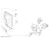Схема №5 SMS50D02AU с изображением Панель управления для электропосудомоечной машины Bosch 00746938