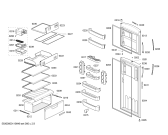 Схема №3 KDN46V00CL KDN46V 220V BRANCO с изображением Дверь морозильной камеры для холодильной камеры Bosch 00477657