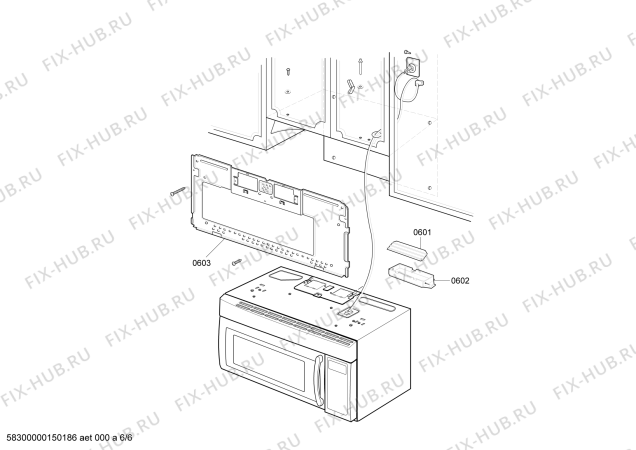 Схема №3 HMV9303 с изображением Программатор для плиты (духовки) Bosch 00640213