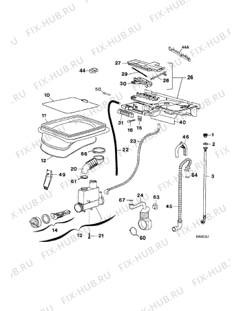 Взрыв-схема стиральной машины Zanussi TA522-1 - Схема узла Hydraulic System 272