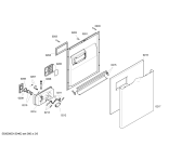 Схема №6 SGS65M02EU с изображением Панель управления для посудомоечной машины Bosch 00665024