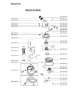 Схема №2 RU631201/BH0 с изображением Фиксатор для мини-пылесоса Rowenta RS-RU7463