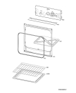 Схема №1 ZCG21081XA с изображением Железный лист для плиты (духовки) Zanussi 3423984016