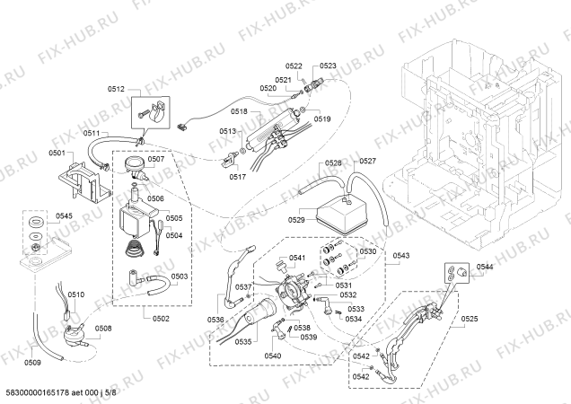 Схема №7 TCC78K751B с изображением Измельчитель для кофемейкера Bosch 00752128