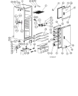 Схема №1 HTM1721V (F105495) с изображением Дверца для холодильной камеры Indesit C00506267