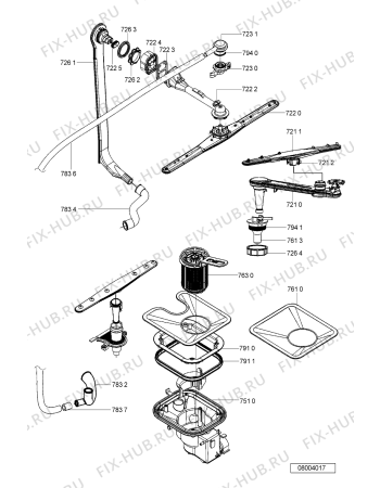 Схема №3 GCXK 5521 с изображением Панель для посудомоечной машины Whirlpool 481290508826