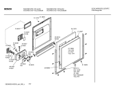 Схема №5 SGU46B12 с изображением Передняя панель для посудомойки Bosch 00438284