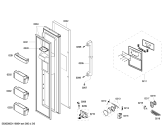 Схема №5 SOK250OC0N с изображением Дверь для холодильника Bosch 00243735