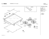 Схема №1 NKM686CCC с изображением Панель для плиты (духовки) Bosch 00283396