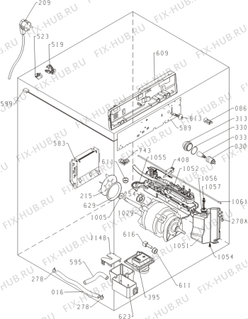 Схема №3 D82426 (290948, SPK2) с изображением Обшивка для стиральной машины Gorenje 294379