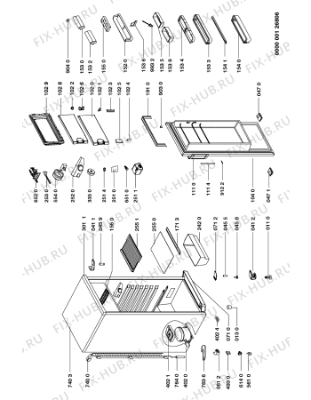 Схема №1 KV OPTIMA с изображением Дверь для холодильника Whirlpool 481944269187