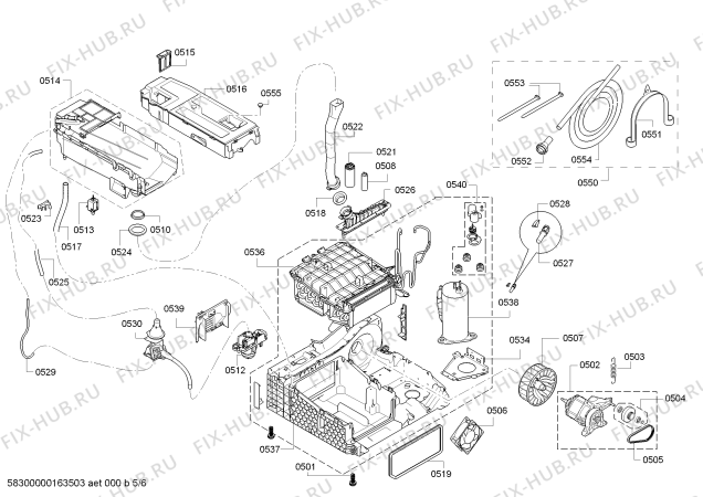 Схема №4 WTY86700NL Logixx8s с изображением Панель управления для сушилки Bosch 00740520