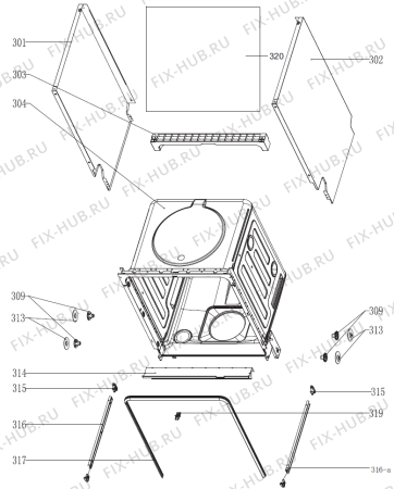Взрыв-схема посудомоечной машины Gorenje GI61210X (469418) - Схема узла 03