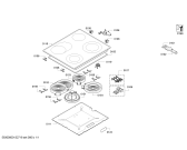 Схема №1 NKH645G14M с изображением Стеклокерамика для электропечи Bosch 00681100