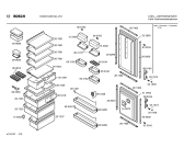 Схема №1 KGS3704EE с изображением Декоративная рамка для холодильной камеры Bosch 00208300