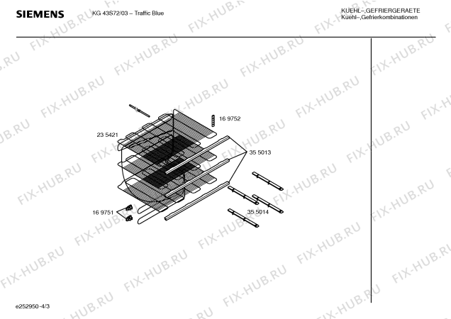 Схема №2 KG43S20IE с изображением Инструкция по эксплуатации для холодильной камеры Siemens 00523442