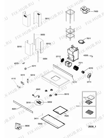 Схема №1 DBRI 6910/01 IN PT с изображением Обшивка для вентиляции Whirlpool 480122101409